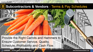 Cash Flow Tip 8 - Subcontractor and Vendor Terms and Pay Schedules Thumbnail