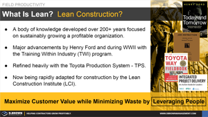 Lean Principle - Understanding Lean Construciton Thumbnail