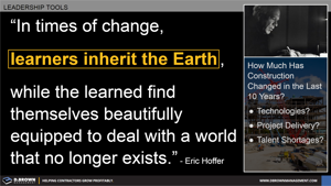 Eric Hoffer - "Learners Inherit the Earth" Thumbnail