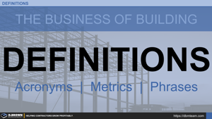 Definitions for The Business of Building Thumbnail