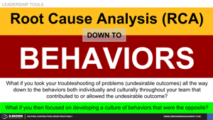 Root Cause Analysis to Behavior Level Thumbnail