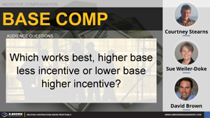 Incentive Compensation for Contractors - Audience Question: Higher Base Compensation? Thumbnail