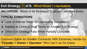 Contractor Exit Strategy 1 of 6: Winding Down or Liquidation Thumbnail
