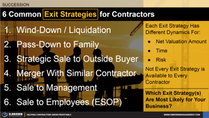 6 Common Exit Strategies for Contractors Thumbnail