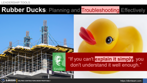 Rubber Ducks for Planning and Troubleshooting Effectively Thumbnail